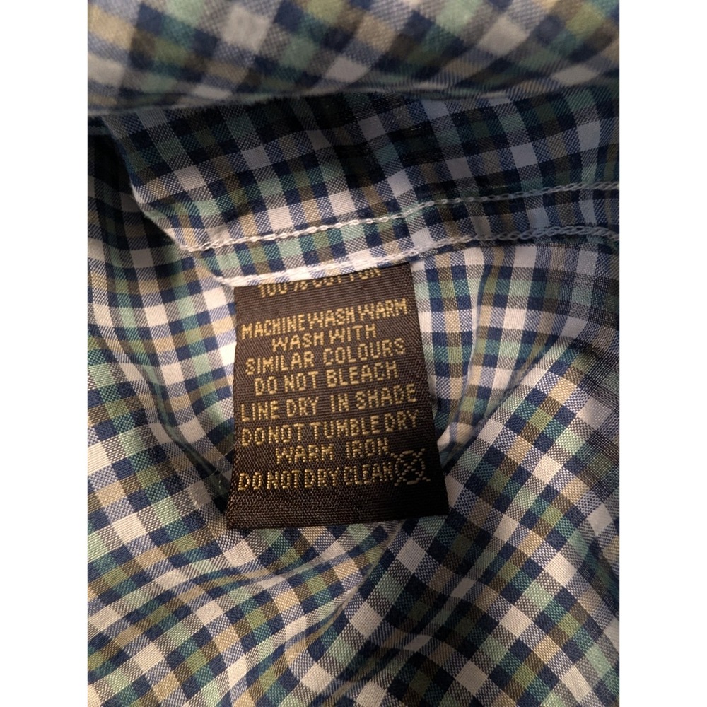 Rodd & Gunn Button‎ Down Shirt Mens XL Green Check Sports Fit Italian Fabric EX - Picture 10 of 11